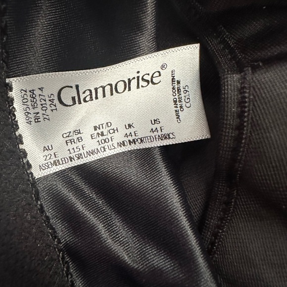 Glamorise Women's Full Figure Plus Size Wonderwire Front Close Bra #1245  NWT - Picture 3 of 6